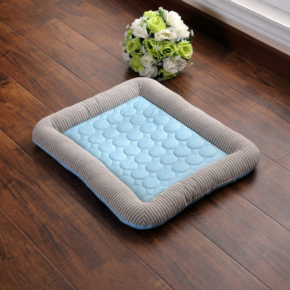 Pet Cooling Pad Bed – Soft, Breathable Ice Silk Mat for Dogs, Cats, Puppies & Kittens