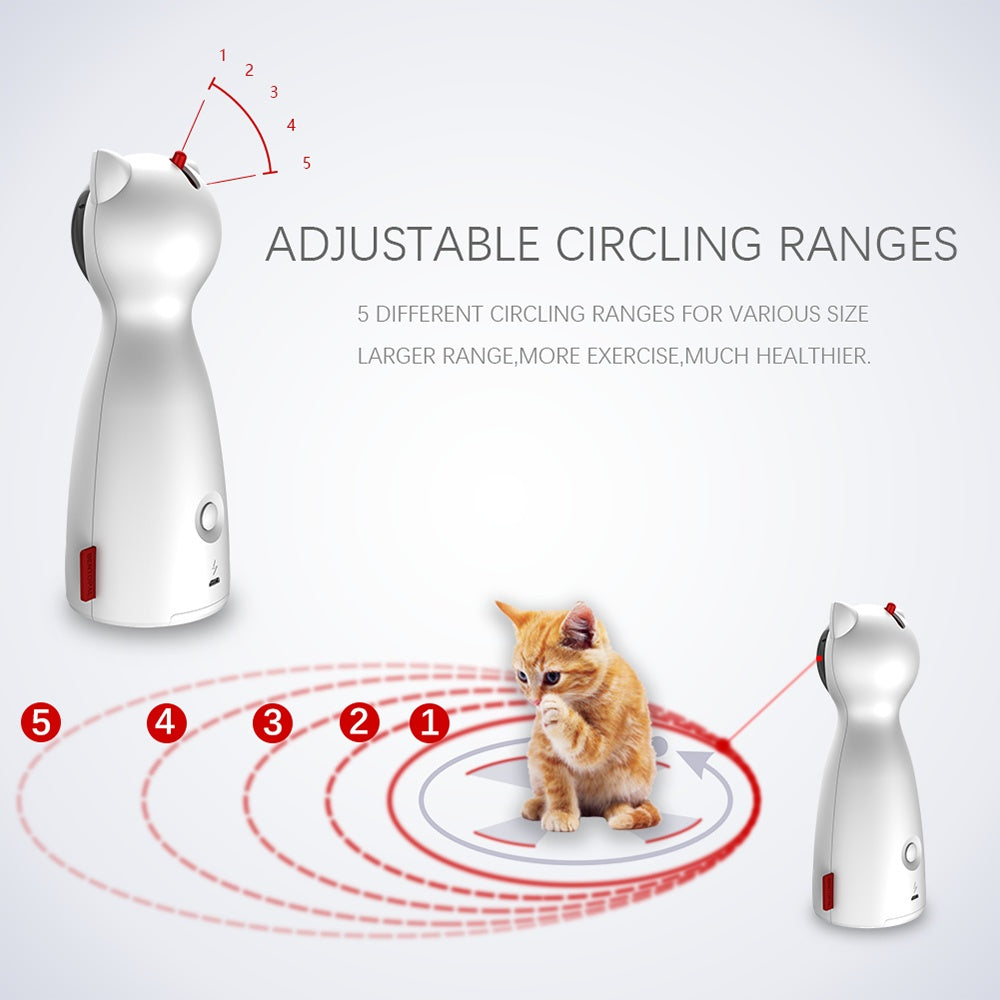 Creative LED Laser Toy – Automatic Smart Cat Exercise & Training Toy