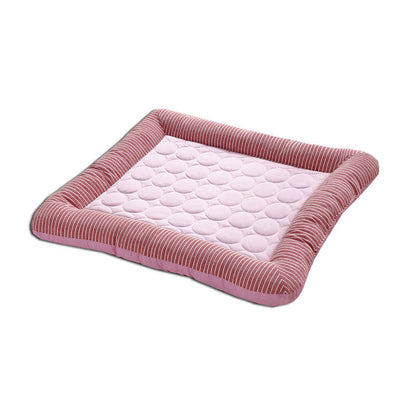 Pet Cooling Pad Bed – Soft, Breathable Ice Silk Mat for Dogs, Cats, Puppies & Kittens