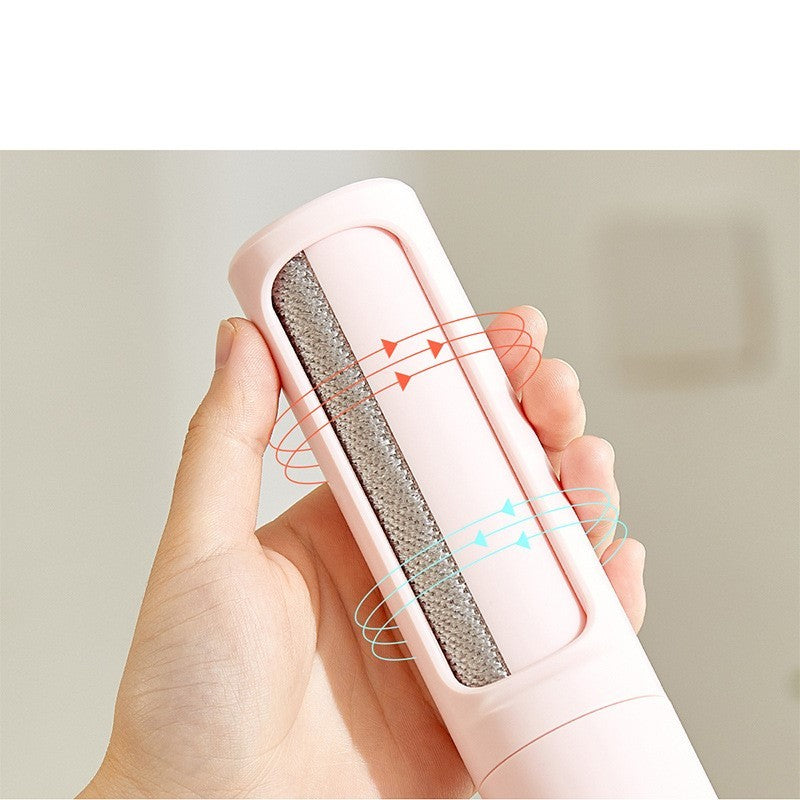 2-in-1 Reusable Pet Hair Remover – Portable Self-Cleaning Lint Brush