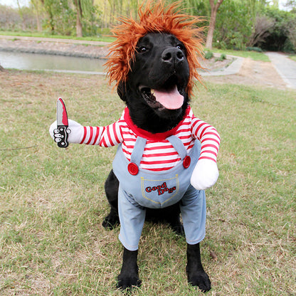 Halloween Pet Costume – Funny & Scary Dog Cosplay Outfit