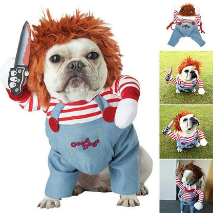 Halloween Pet Costume – Funny & Scary Dog Cosplay Outfit